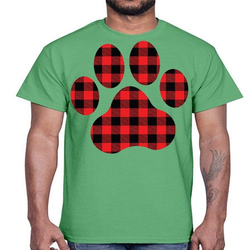 Dog Paw Style 94#- dogs- Cotton Tee