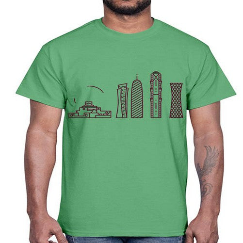 Doha 672#- cities- Cotton Tee