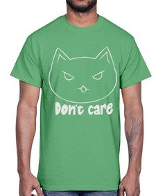 Dont Care- cats- Cotton Tee