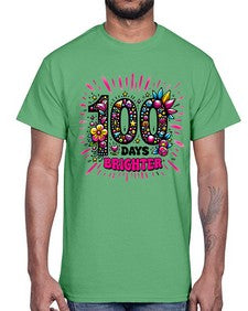 Easy one hundred Days of School 44#- one hundred days- Cotton Tee