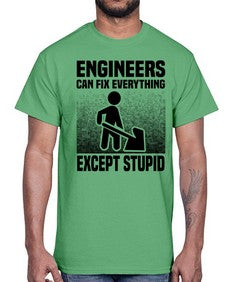 Engineers can fix Style 770#- engineer- Cotton Tee