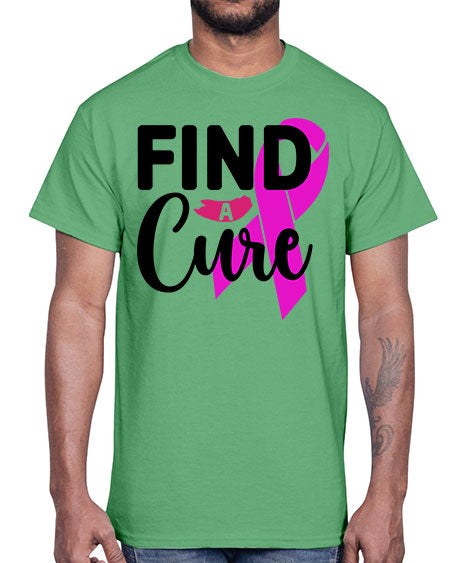 Find a Cure 26#- breast cancer- Cotton Tee
