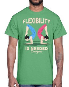Flexibility is Needed 218#- yoga- Cotton Tee