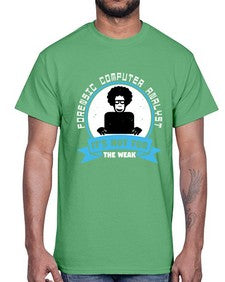 Forensic computer analyst 46#- computer- Cotton Tee