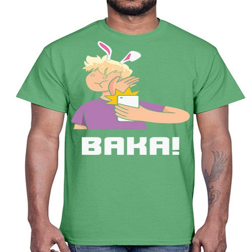 Funny Anime Baka Rabbit Slap Anime 228#- anime- Cotton Tee