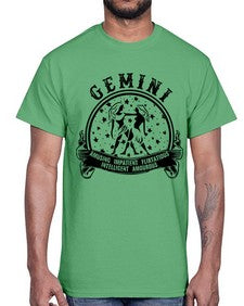 Gemini 9#- gemini- Cotton Tee