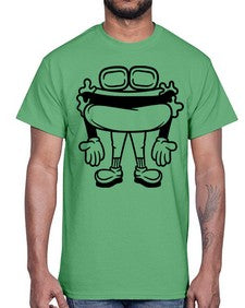 Handsome hotdog 135#- cartoon food- Cotton Tee