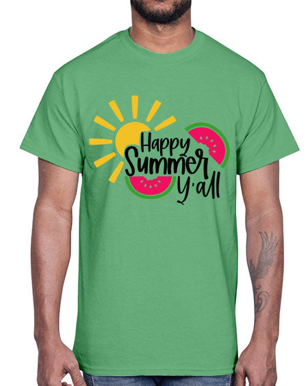 Happy Summer Yall Style 41#- summer- Cotton Tee