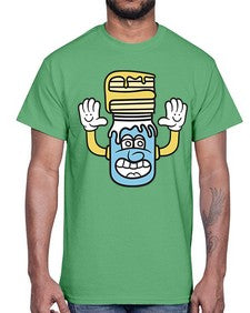 Happy me 136#- cartoon food- Cotton Tee