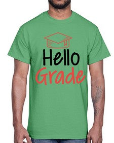 Hello Grade 296#- general school- Cotton Tee