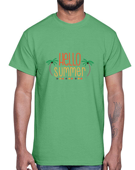 Hello summer 96#- summer- Cotton Tee
