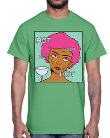 Hot 536#- art pop art- Cotton Tee