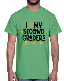 I Love My Second 367#- second grade- Cotton Tee