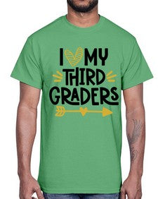 I Love My Third 368#- third grade- Cotton Tee