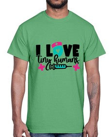I Love Tiny Humans Style Style 904#- nurse- Cotton Tee