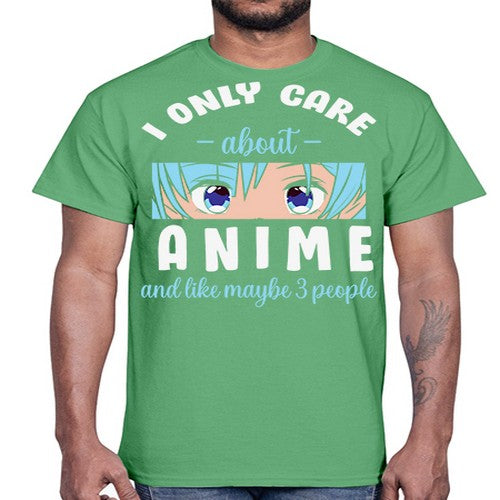 I Only Like People Anime Japanese 241#- anime- Cotton Tee