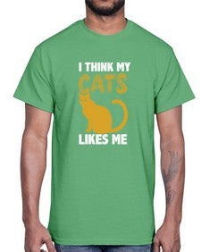 I Think My Cats- cats- Cotton Tee