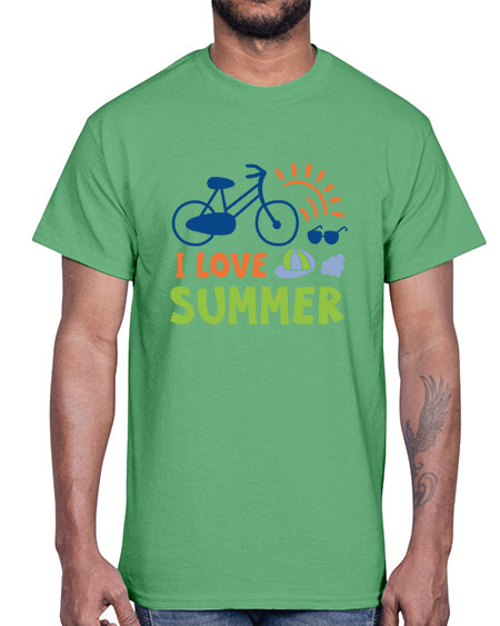 I love summer 92#- summer- Cotton Tee