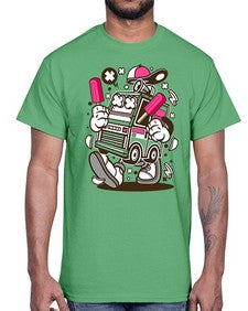 Ice Cream Truck 1173#- ice cream- Cotton Tee