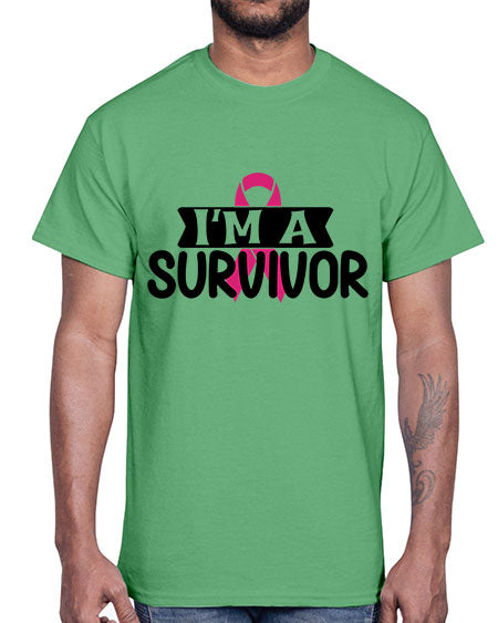 Im a Survivor 17#- breast cancer- Cotton Tee