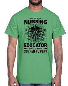 Im a nursing Style 227#- nurse- Cotton Tee