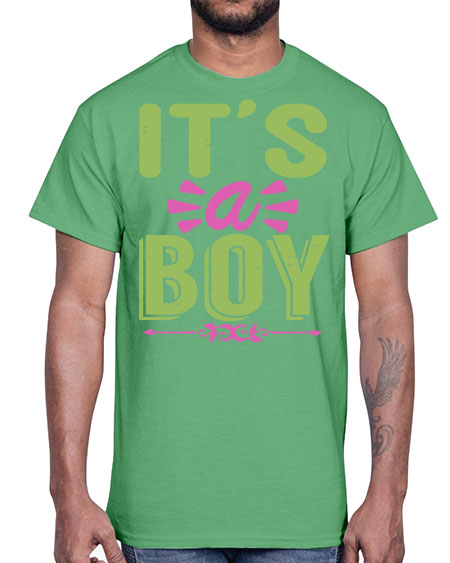 Its A Boy Style 130#- baby- Cotton Tee