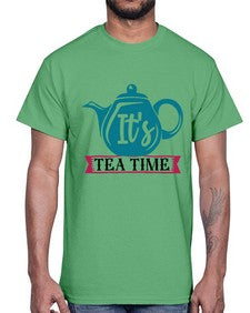 Its Tea Time 1240#- tea- Cotton Tee