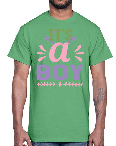 Its a boy Style 131#- baby shower- Cotton Tee