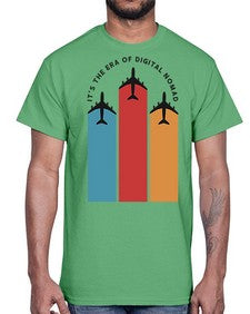 Its the Era of Digital Nomad 10#- internet- Cotton Tee