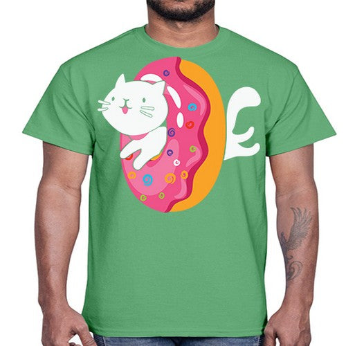 Kawaii Cat Donut Anime Lover Anime 267#- anime- Cotton Tee