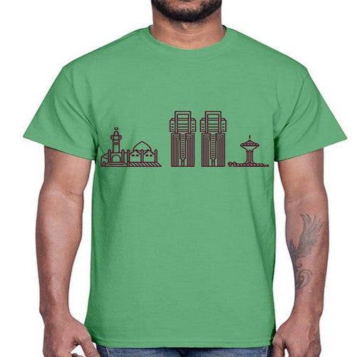 Khobar 1052#- cities- Cotton Tee
