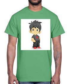 Kid 149#- cartoon general- Cotton Tee