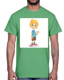 Kid 151#- cartoon general- Cotton Tee