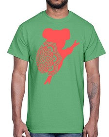 KoalaMandala 712#- mandala- Cotton Tee
