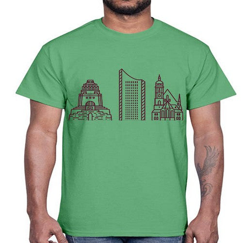 Leipzig 1127#- cities- Cotton Tee