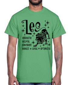 Leo 278#- leo- Cotton Tee
