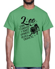 Leo 282#- leo- Cotton Tee
