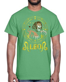 Leo 297#- leo- Cotton Tee