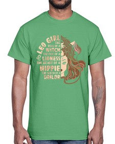Leo girl 289#- leo- Cotton Tee