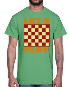 Lets play 135#- chess- Cotton Tee