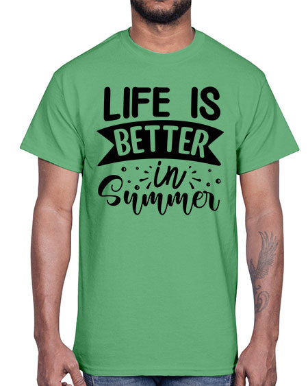 Life is better in Summer 01#- summer- Cotton Tee
