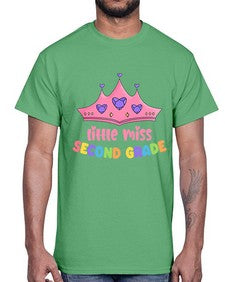 Little Miss second Grade 487#- second grade- Cotton Tee