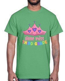 Little Miss third Grade 489#- third grade- Cotton Tee