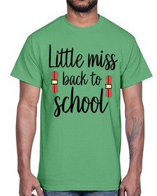 Little miss back to school 478#- general school- Cotton Tee