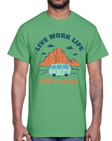 Live Work Life 6#- internet- Cotton Tee
