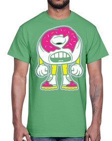 Living donut 159#- cartoon food- Cotton Tee