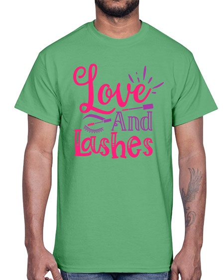 Love And Lashes Style 226#-makeup Cotton Tee
