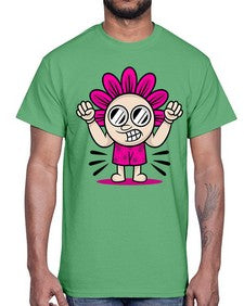 Mad flower 163#- cartoon general- Cotton Tee