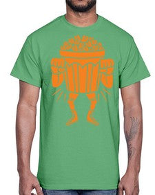Mad popcorn 164#- cartoon food- Cotton Tee