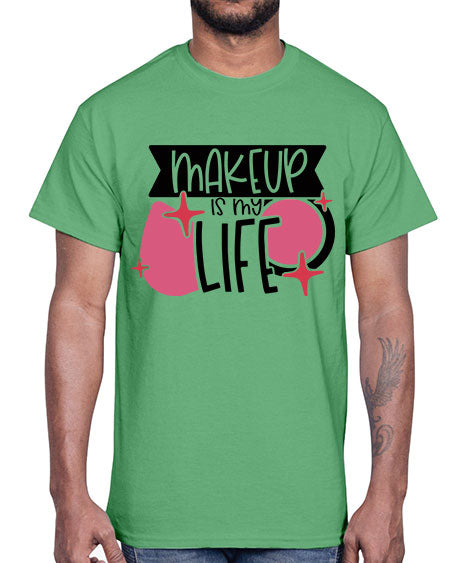 Makeup Is My Life Style 45#-makeup Cotton Tee
